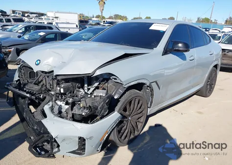 2024 BMW X6 M60I из США, поврежденный, VIN 5UX43EX09R9T93662